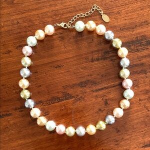 KLJ Kennth Lane Elegant Multicolor Pearl Necklace